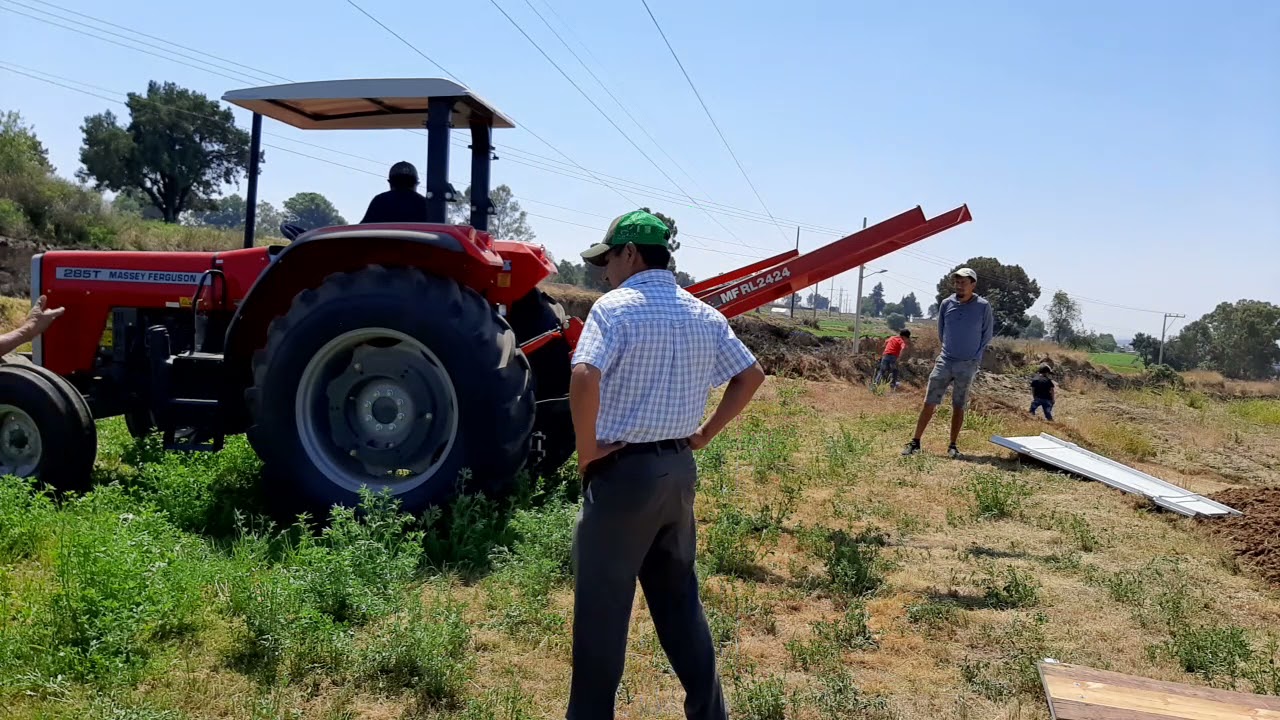 Tractor Massey Ferguson 285 TURBO  90 HP  #Rastra de levante 24 Discos# #Cesar Martínez Rodriguez#