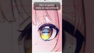 Live2D Easy Eye Artmesh! #shorts