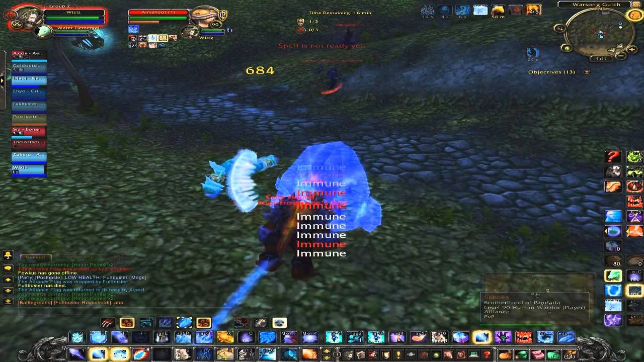 WoW Mage 90 Battleground Montage