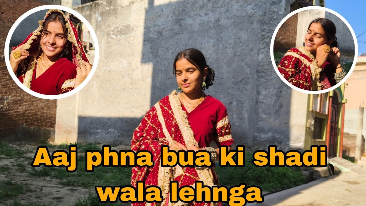 Aaj phna bua ki shadi wala lehnga ♥️& aur ki ghr ki saaf safai 🙏🏠🥲