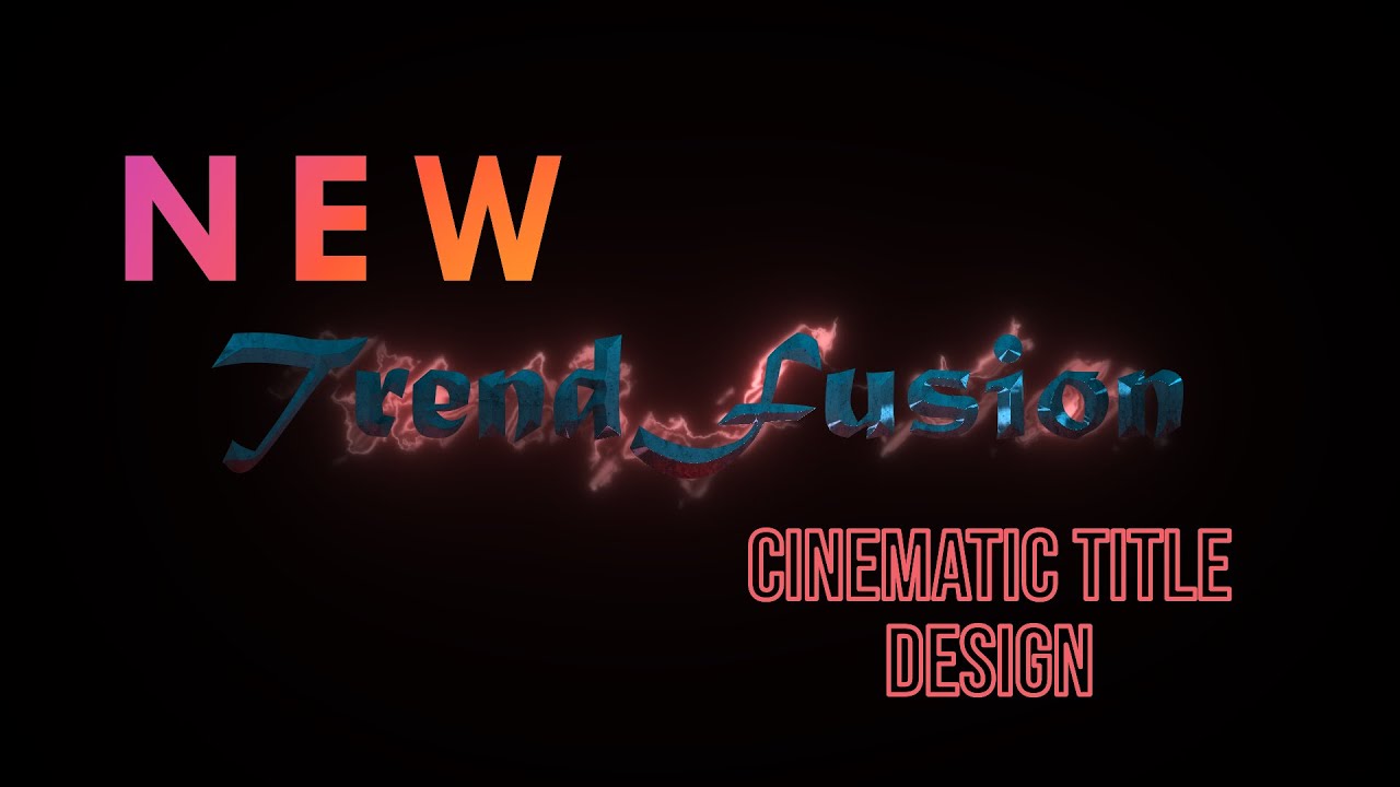 Create Stunning Cinematic Title Design in DaVinci Resolve 