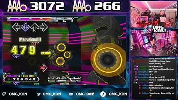 OMG KON! | ちくわパフェだよ☆ＣＫＰ (Yvya Remix) (S-CHALLENGE 16) PFC AAA 999,820 [DDR A3]