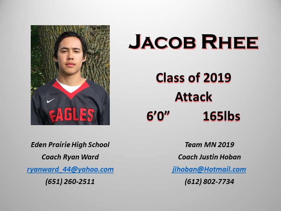 Jacob Rhee | Class of 2019 | Attack | 2015 Fall & Winter Highlights 1 ...