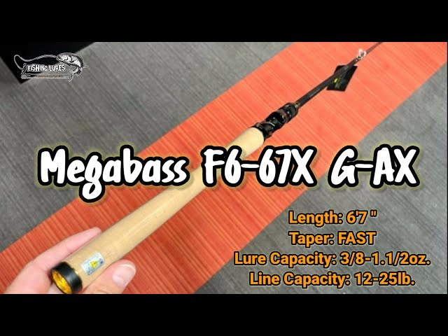 Megabass Rod Baitcast Destroyer F6-67X G-AX (2140) - YouTube