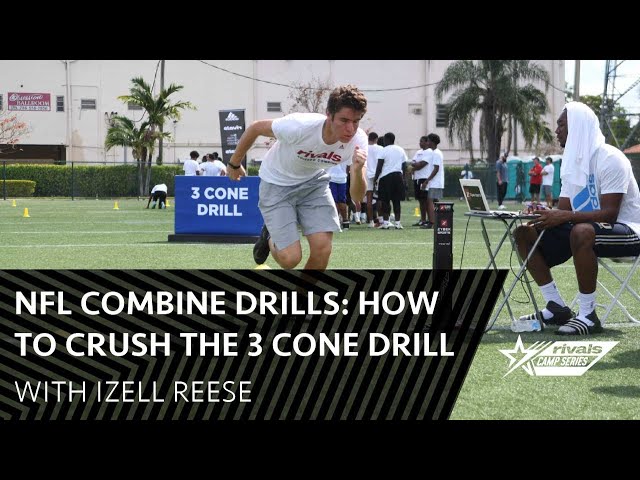 NFL Combine Drills: How to Crush the 3 Cone Drill with Izell Reese 