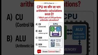 💻🔥 Daily Computer MCQ | CPCT Preparation 2026 | Govt Exam Practice