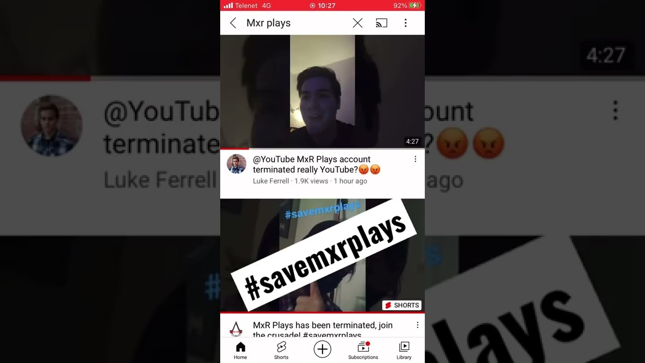 Mxr got terminated for no reason. Join us on this crusade against this 