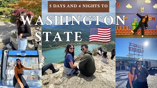 WASHINGTON STATE TRAVEL VLOG : WENT TO THE 1ST EVER STARBUCKS ☕, SPACE NEEDLE, AND WENT HIKING ⛰