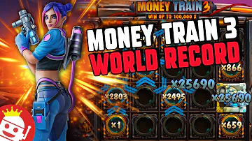 💥 MONEY TRAIN 3 WORLD RECORD? 🏆 BIGGEST MT3 WIN EVER RECORDED?