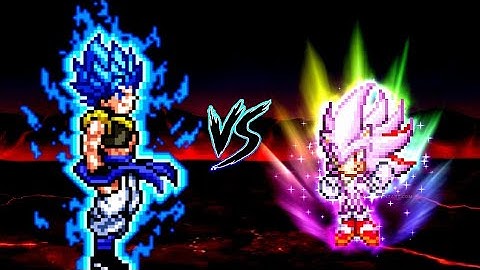 Gogeta TP V4 OP (all form) VS Shadic V3 OP (all form) in Jump Force Mugen