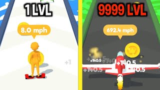 MAX LEVEL in Idle Speed Race Game screenshot 1