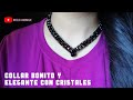 Collar bonito y elegante con cristales/Nicols Handmade