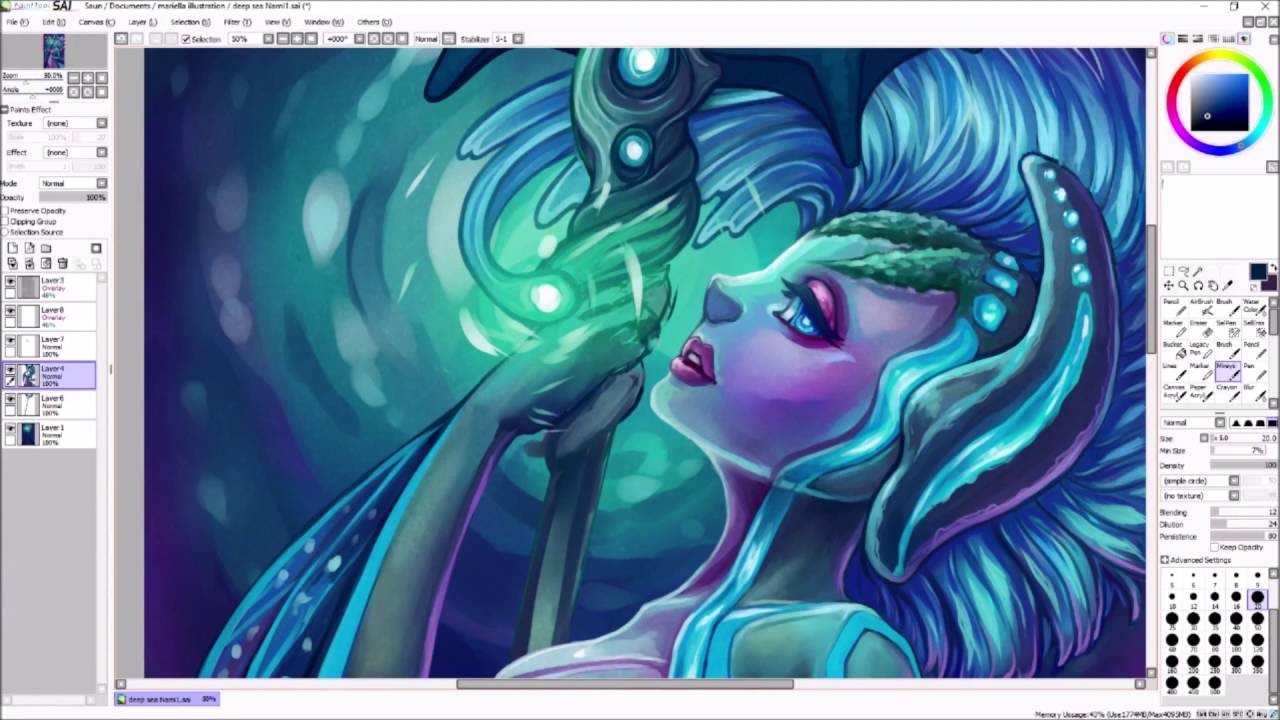 Deep Sea Nami - Process