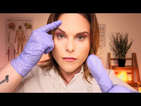 ASMR Post Stroke Face Examination | Neurological Face Assessment