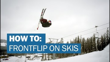 How to FRONTFLIP on skis with Jesper Tjäder