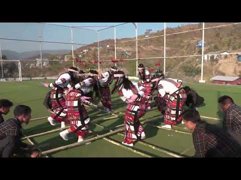 Cheraw Kan Lam (Mizo traditional Dance) Haiheng Centenary,  Lamtute - Haiheng tefa te