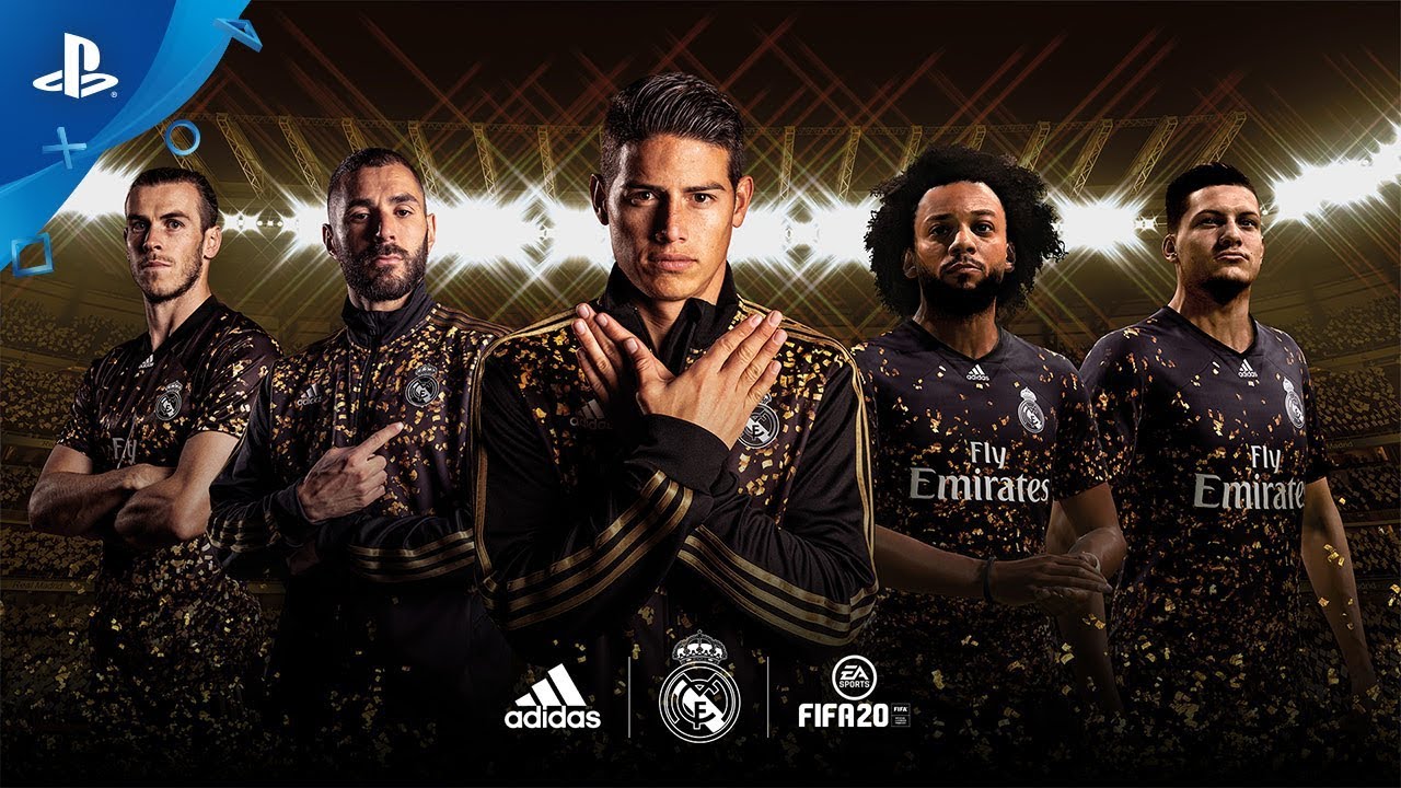 Resultado de imagem para FIFA 20 - Novo Uniforme Edição Limitada EA SPORTS x adidas do Real Madrid"