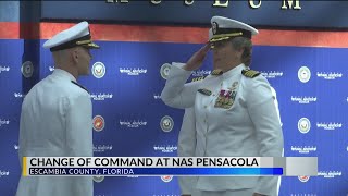 First woman installed as commanding officer of NAS Pensacola