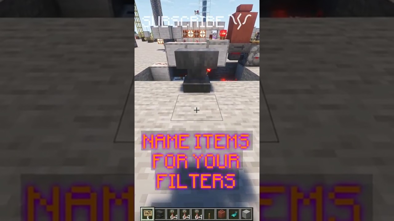 NAME ITEMS IN FILTERS to make ITEM-SPECIFIC LOCKS! | Redstone with PsiVolt 