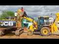 JCB 205 NXT Excavator for JCB 3DX from helps to refuel Driver Skills | jcb vs excavator