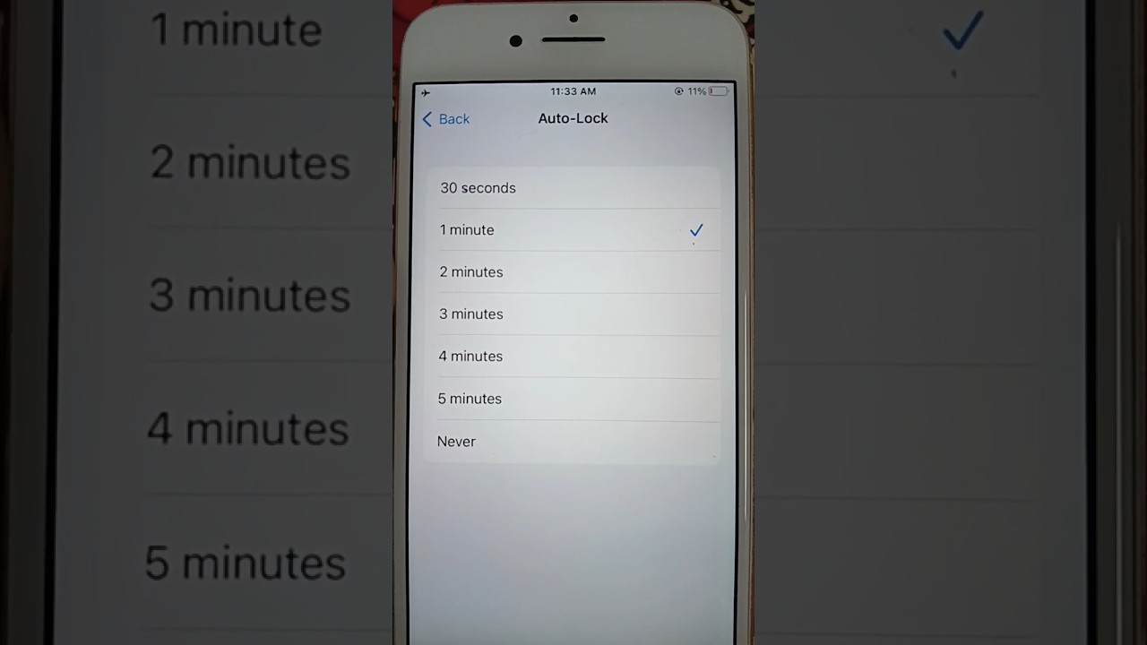 iPhone Auto Lock