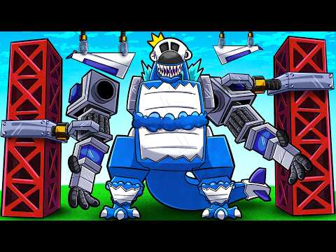 Origin of INFECTED BLUEZILLA SKY in Minecraft! (New Infected Kaiju)