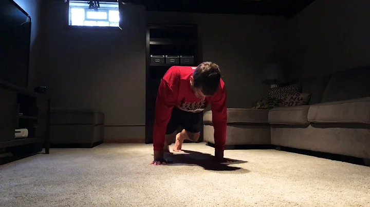 Push Up, Scorpion, Straddle Through Movement Sequence