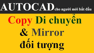 Cách copy, di chuyển, mirror đối tượng trong Autocad #7