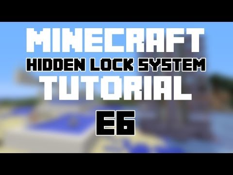 Minecraft Tutorial - Hidden Lock System Using Jukebox and Records