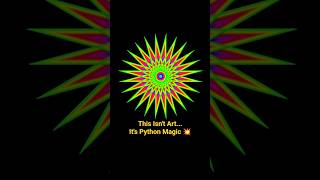 About Python programming language | Turtle Graphics | Turtle Art | Part 3 #shorts #python #coding