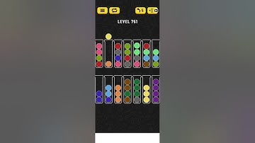 Ball sort puzzle level 751 #ballsortpuzzle