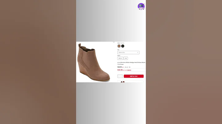 Watch Me Style Chic Tan Wedge Heel Chelsea Boots