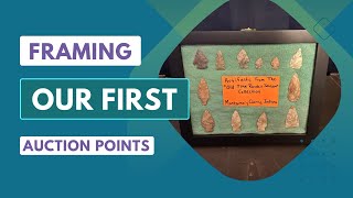 Indian Arrowhead Collection: Framing Our Indiana Artifacts We Bought On EBay!