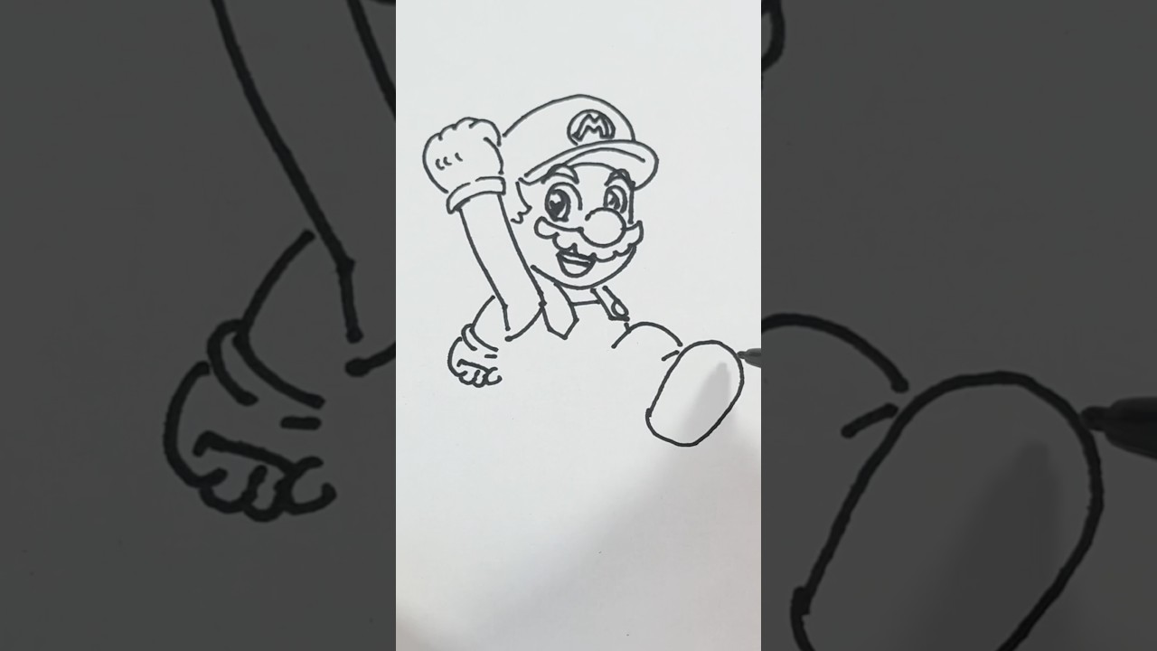 How to draw Mario!