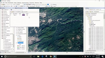 Interactive supervised classification using ArcGIS 10.4.1
