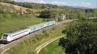 E652 livrea Mercitalia + Invio 2 BH + Merci misto CFI in Sabina