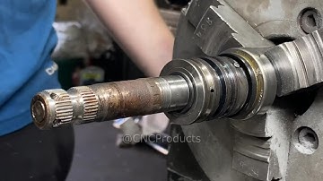 Restoration of hydraulic pressure distributor, steering rack of the car #lathe #restoration #auto