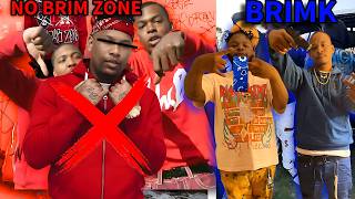 "NO BRIM ZONE" THE ROLLIN 90 CRIPS SEND A WARNING TO THE BRIMS, BRIM DISS HOODVLOG. SOUTH LA GANGS!