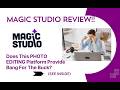 MAGIC STUDIO REVIEW- Does This PHOTO EDITING Platform Provide Bang For The Buck? See(View Before use