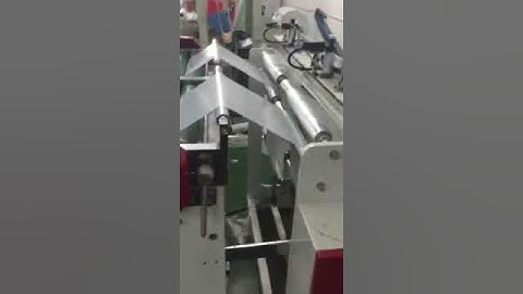 HSLJ-450x2 two lines semi-automatic bag on roll machine with paper Core