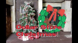 BHM Live Stream #3:  Making a MINIATURE Christmas Tree from Dollar Store STUFF!