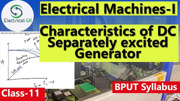 Characteristics of Separately excited  DC Generator