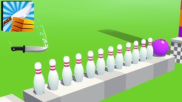 Slice It All! 💁👌🎍😍 ASMR slicing game Very satisfying and relaxing Gameplay Walkthrough MAXFJK70