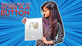 FINALLY Got My YouTube Silver Play Button | Silver Play Button Unboxing | YouTube Gift |100K Special