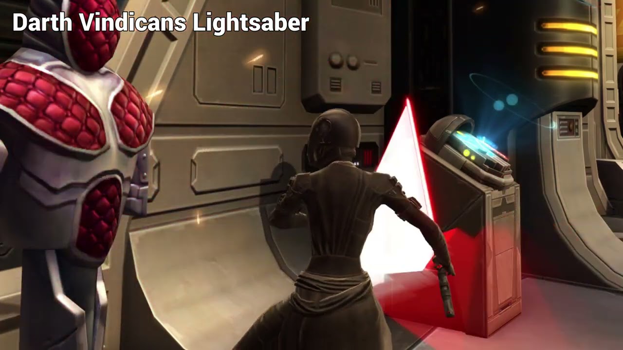 Darth Vindican's Lightsaber SWTOR Weapon SOUND Preview