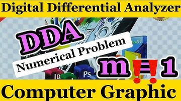 DDA-Line Drawing Algorithm||Computer Graphics#nepali