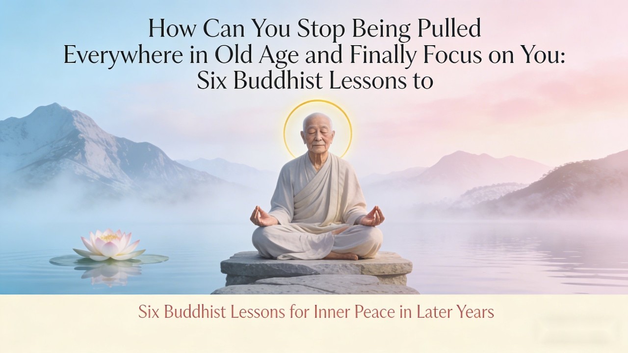 How Can You Stop Being Pulled Everywhere in Old Age and Finally Focus on You：Six Buddhist Lessons to