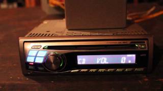 Alpine CD Receiver CDE-9843 Deck Overview Of Use