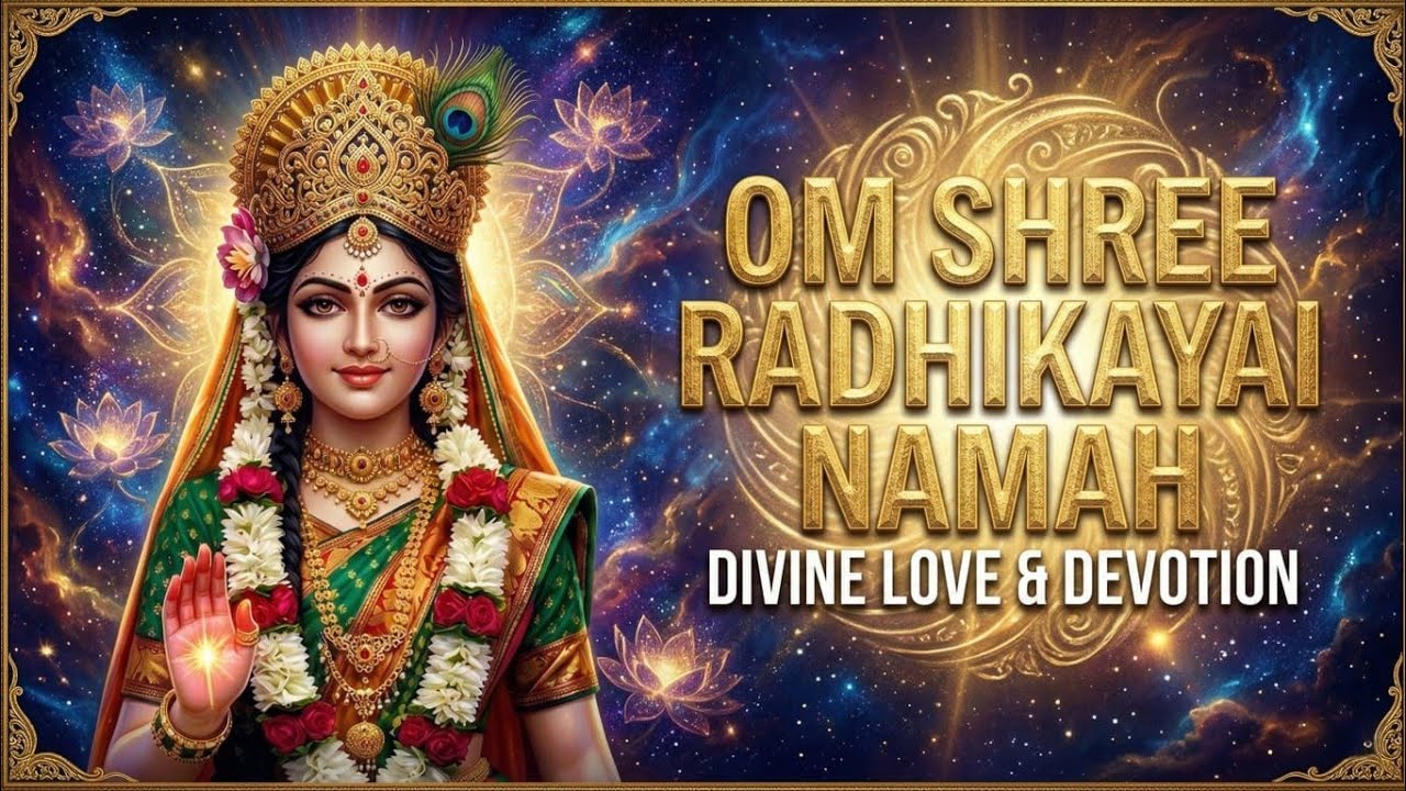 Om Shree Radhikayai Namah | Powerful Chanting Mantra for Divine Love & Devotion