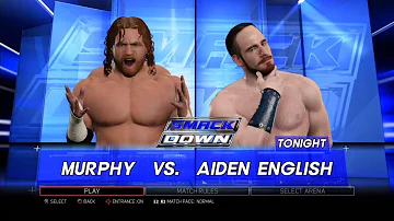 WWE 2K17 PS3 - Buddy Murphy VS Aiden English